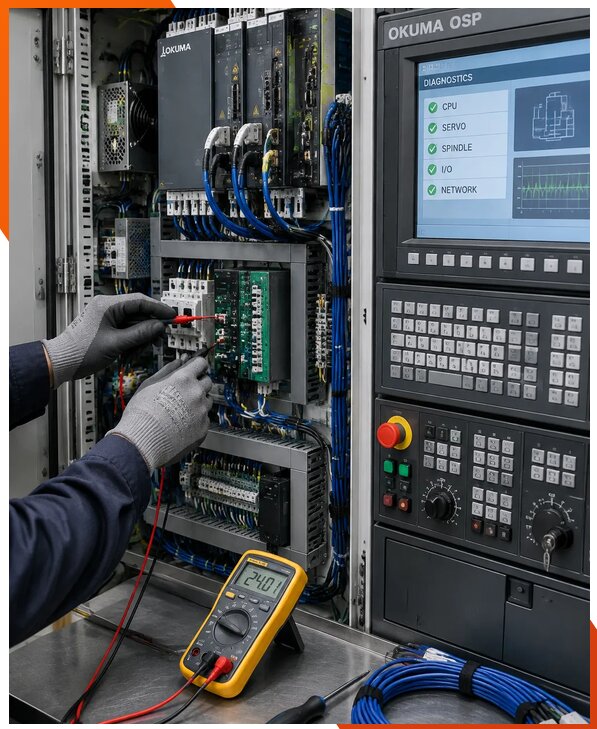 Ремонт систем ЧПУ Okuma OSP в Краснокаменске